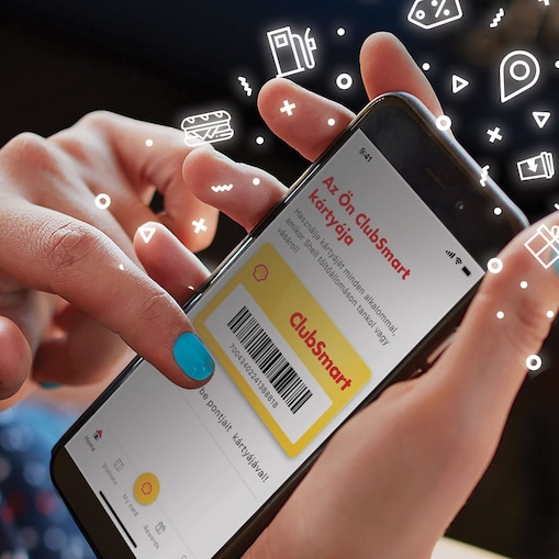 Digital card in your Shell app