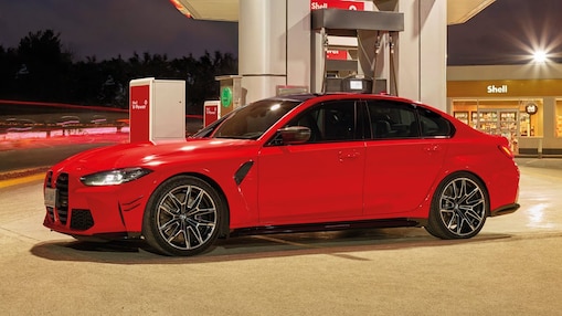 Car at Shell Station