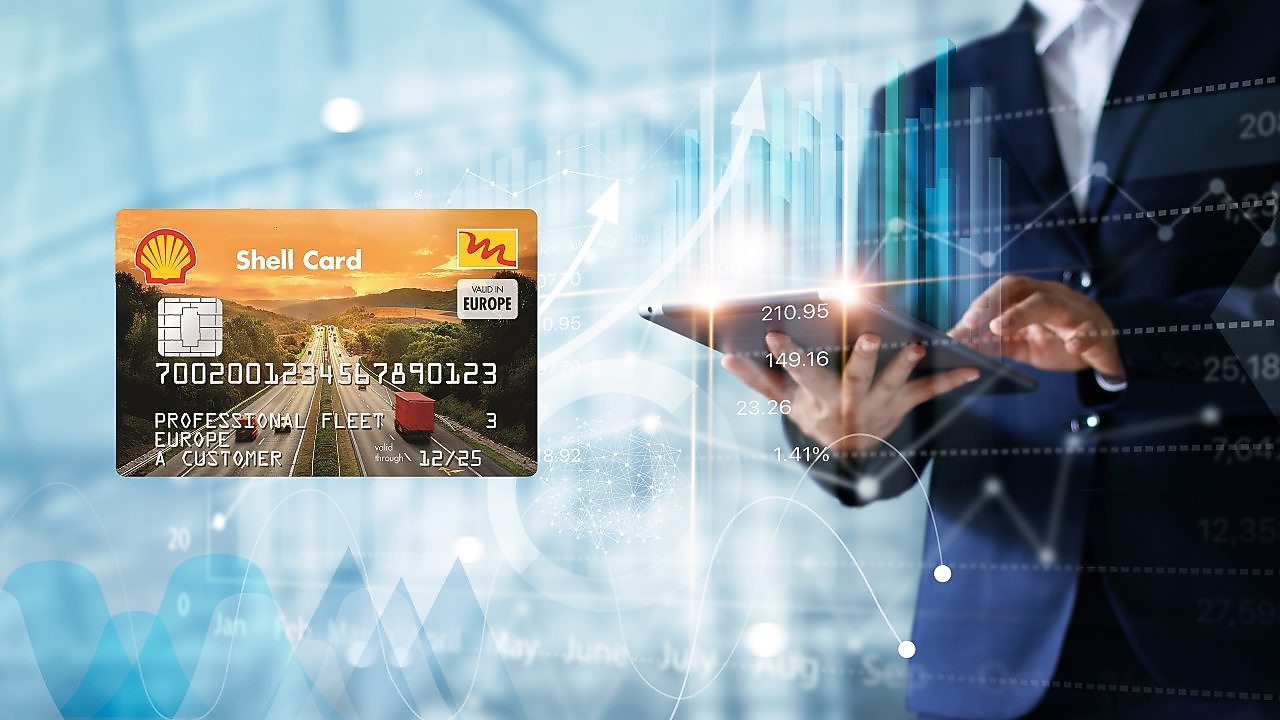 Shell üzemanyagkártya tech háttérrel