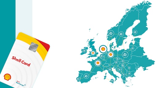 Shell recharge térkép