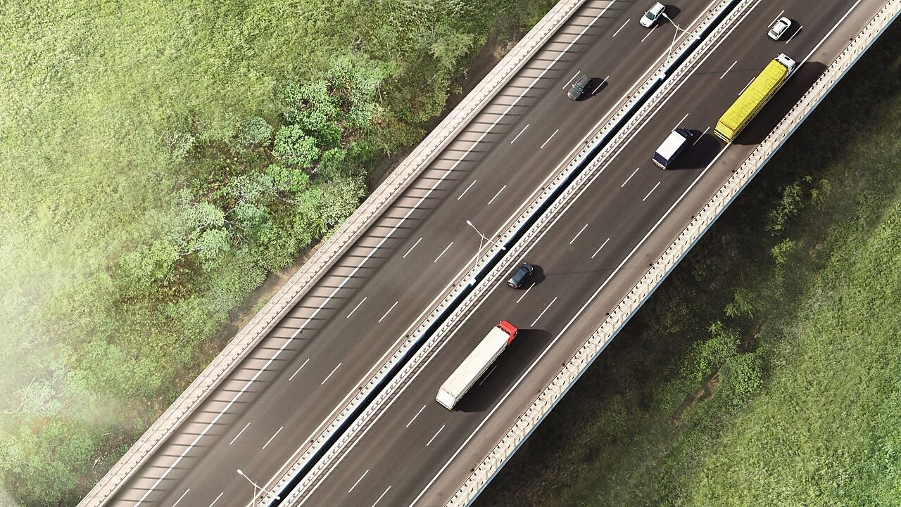 Autók az autópályán Mobiltelefon 50:50 kép