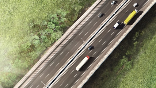 Autók az autópályán Mobiltelefon 50:50 kép