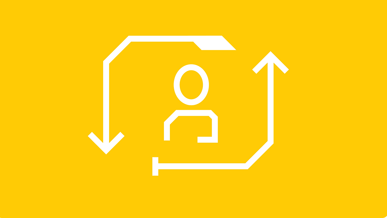 Ember nyilakkal ikon