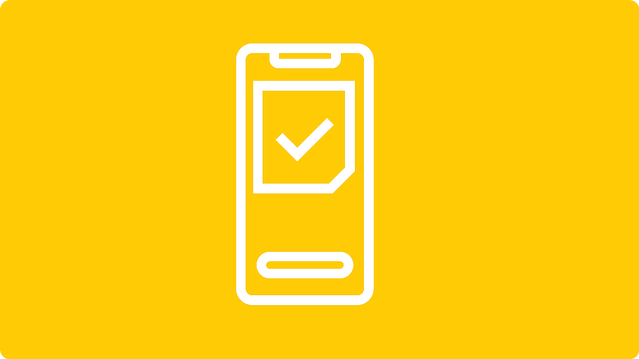 Mobiltelefon pipával ikon