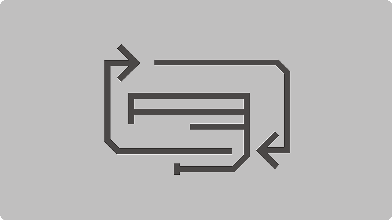 Kártya nyilakkal ikon