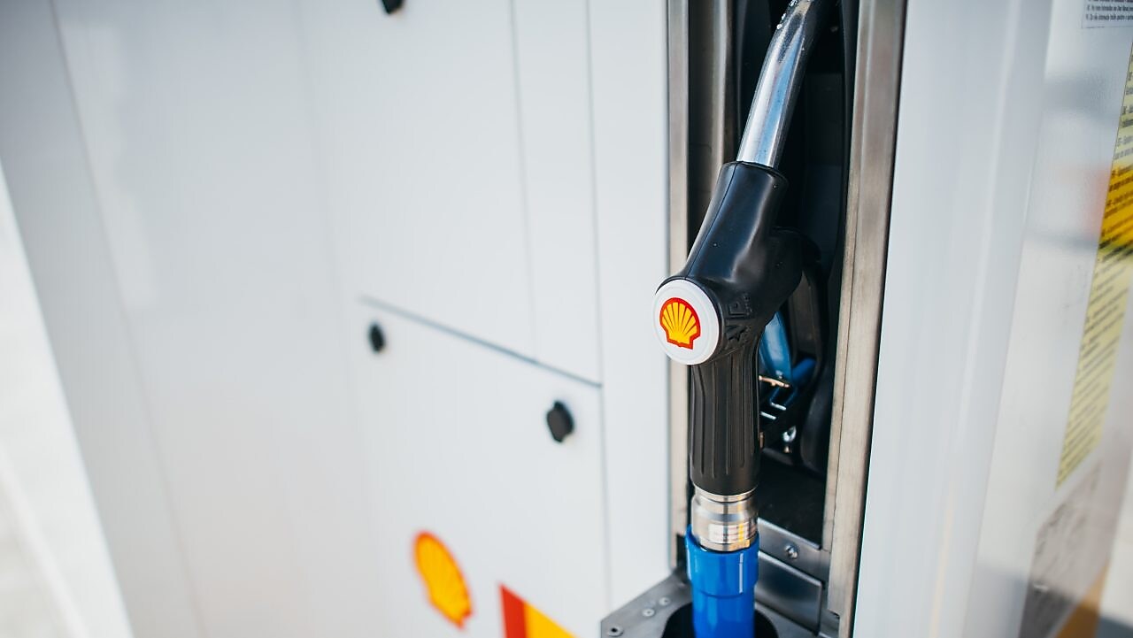 Shell gas station Roost Luxembourg