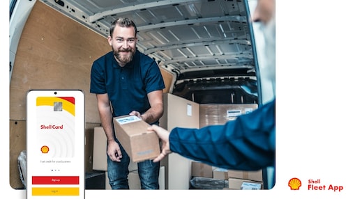 Igényeljen Shell üzemanyagkártyát a Fleet App-pal!