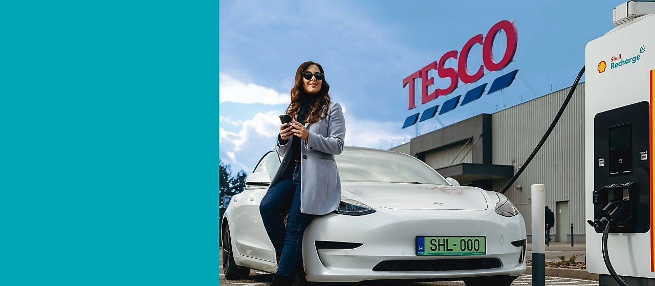 Shell Recharge elektromos autó töltő