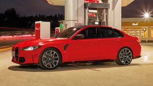 Car at Shell Station