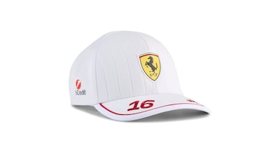 Scuderia Ferrari HP Replica Leclerc baseball sapka 2025, fehér