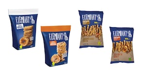 Elephant sós chips-tallér és csavart perec