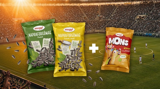 Mogyi termékek football pálya háttéren