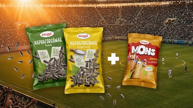 Mogyi termékek football pálya háttéren
