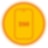 A yellow circle with red lines and numbers