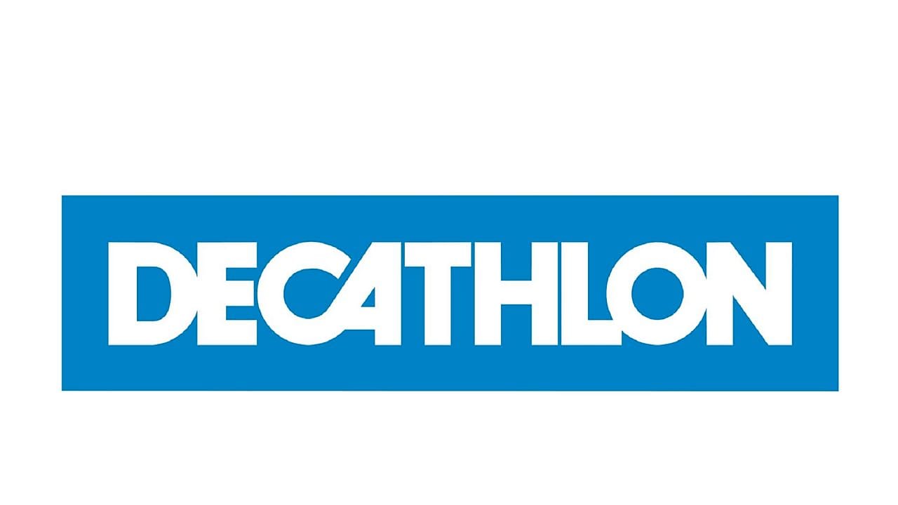 A blue and white logo