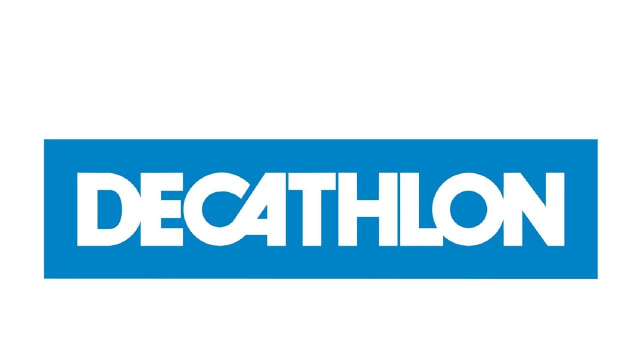 A blue and white logo
