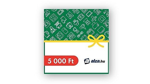 Alza ajándékutalvány, 5000 Ft értékben