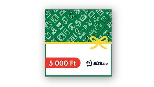 Alza ajándékutalvány, 5000 Ft értékben