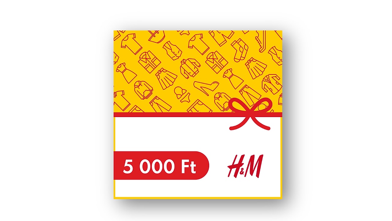 H&M Ajándékkártya 5000 Ft értékben