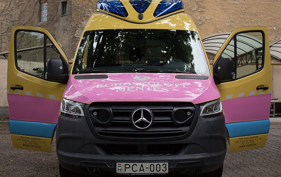 Peter Cerny Foundation Ambulance front view