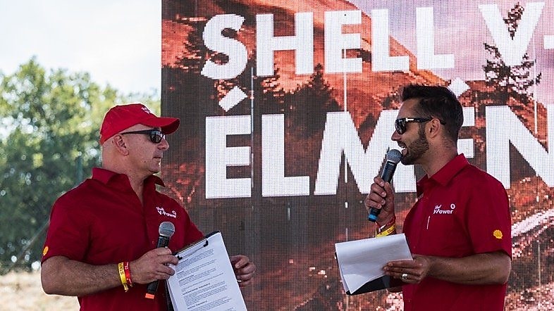 A műsorvezetők egyben a Shell V-Power Élménynap házigazdái is voltak.