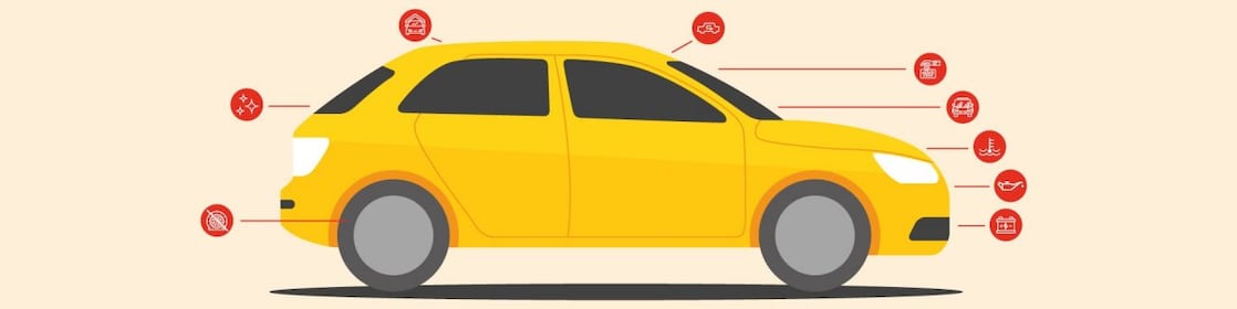 Yellow car