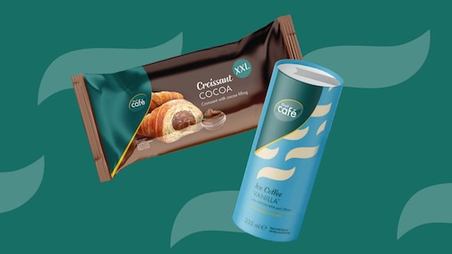 Shell Café XXL Croissant és Shell Café Ice Coffee