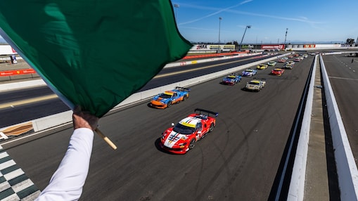 Versenyautók a Ferrari Racing Days eseményről