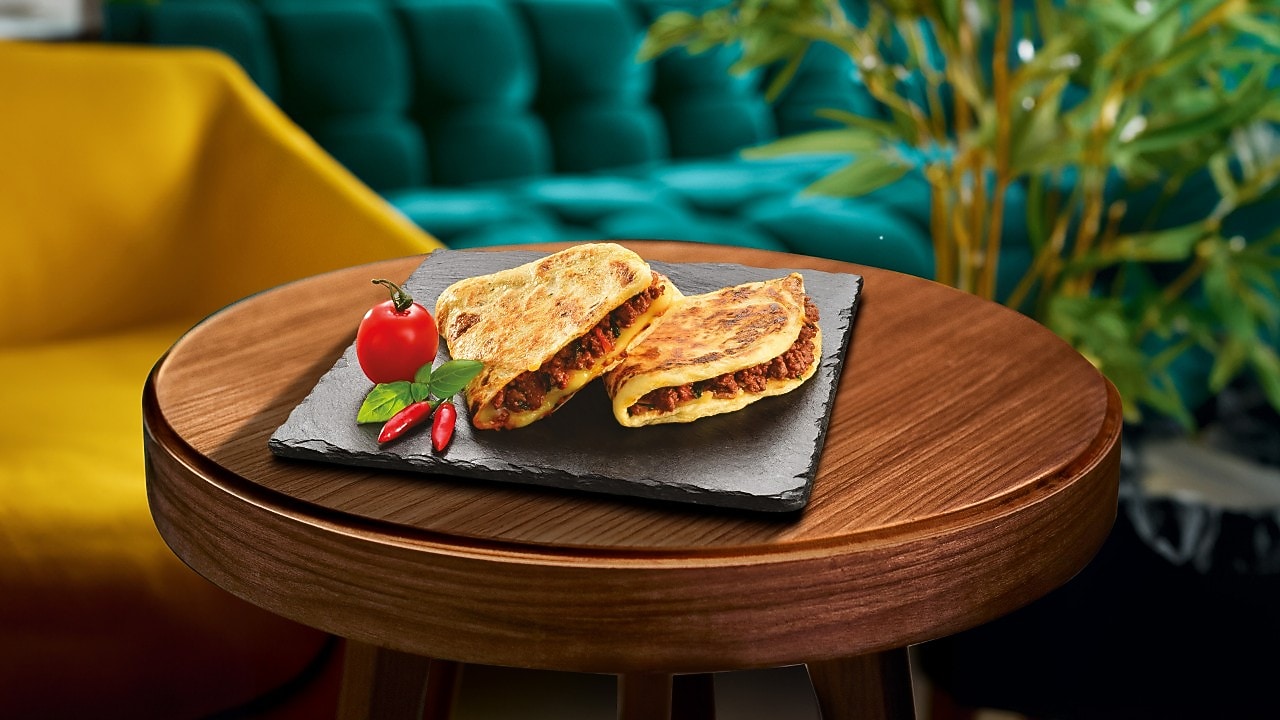 Chilis-marharagus lepény