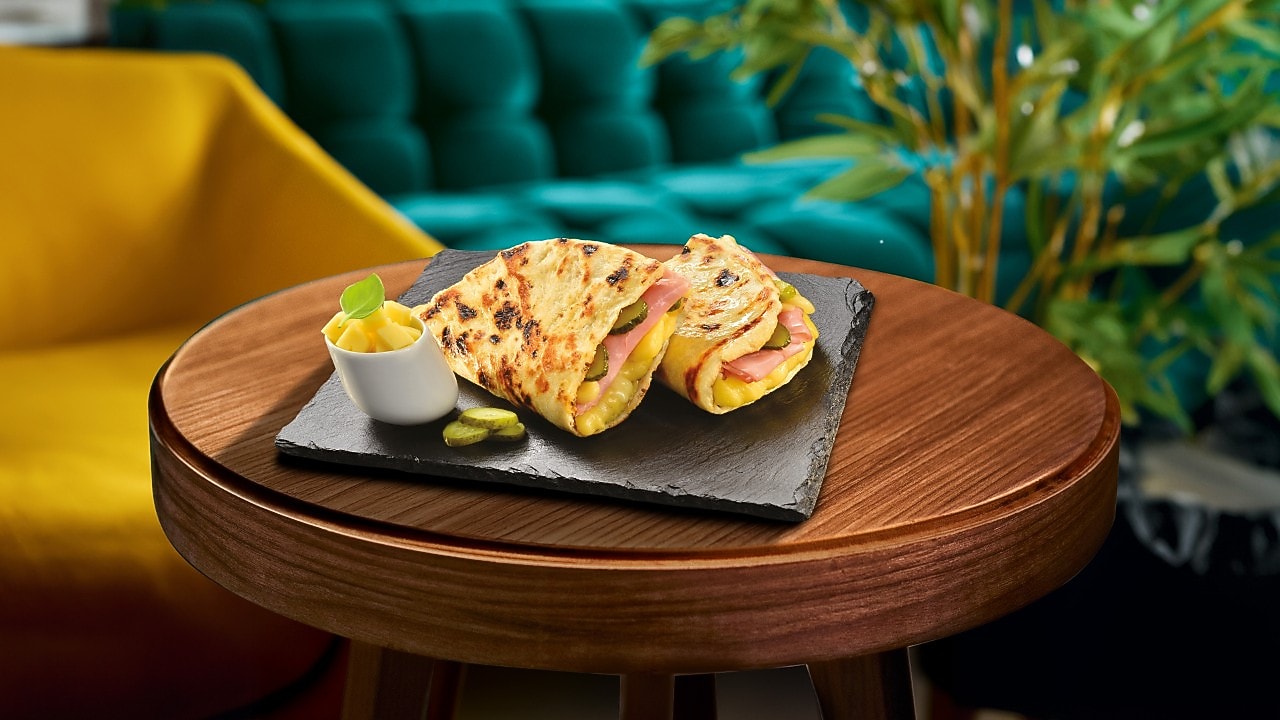 Sonkás-sajtos lepény